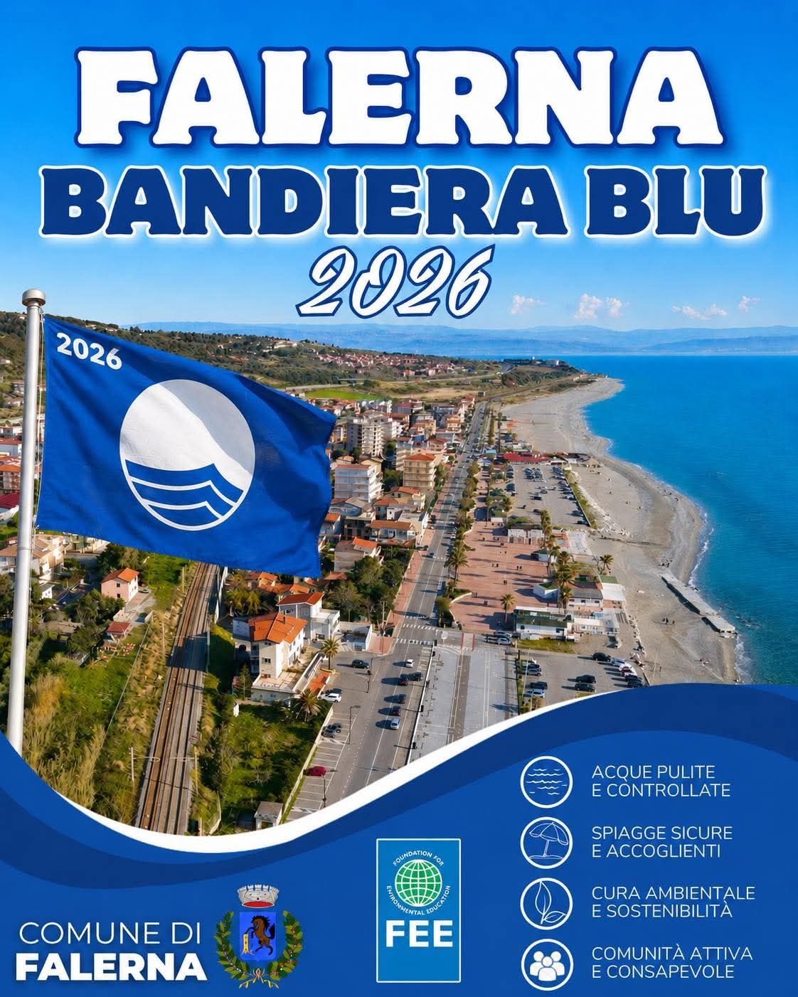 Falerna Bandiera Blu 2026